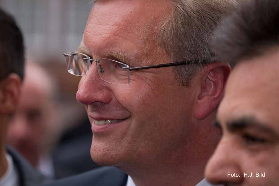 Bundespräsident Wulff in Stade