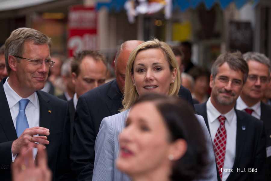 Bundespräsident Wulff in Stade