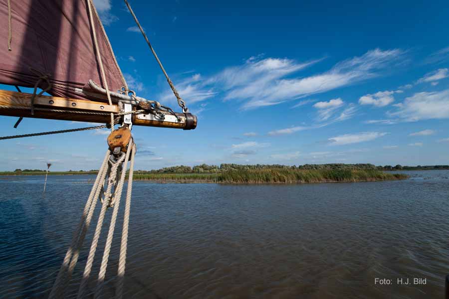 Segel-Ausflug mit dem Ewer Wilhelmine