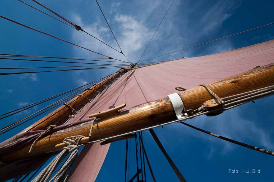 Segel-Ausflug mit dem Ewer Wilhelmine