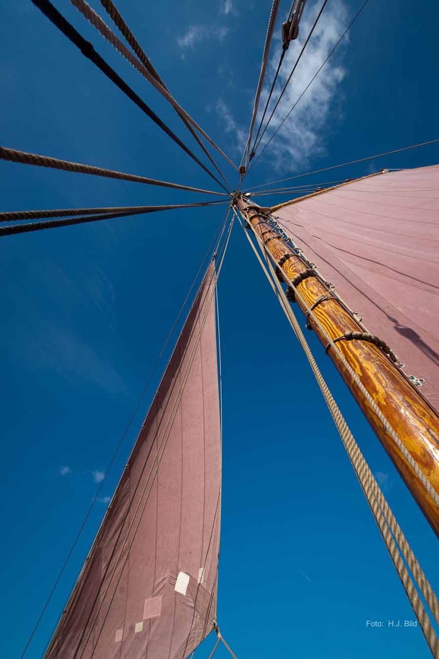 Segel-Ausflug mit dem Ewer Wilhelmine