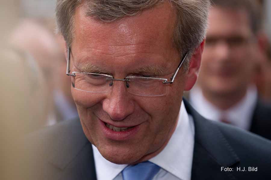Bundespräsident Wulff in Stade