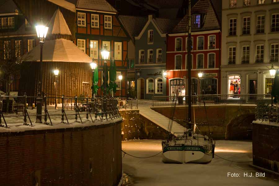Nacht-Fotos vom Stader Fischmarkt