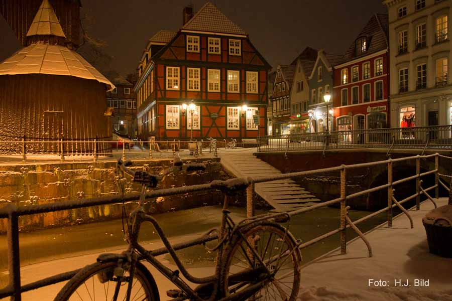 Nacht-Fotos vom Stader Fischmarkt