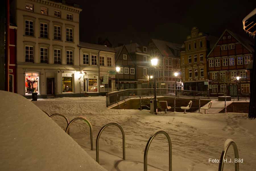 Nacht-Fotos vom Stader Fischmarkt