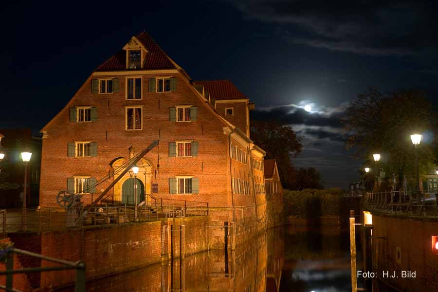 Nacht-Fotos vom Stader Fischmarkt