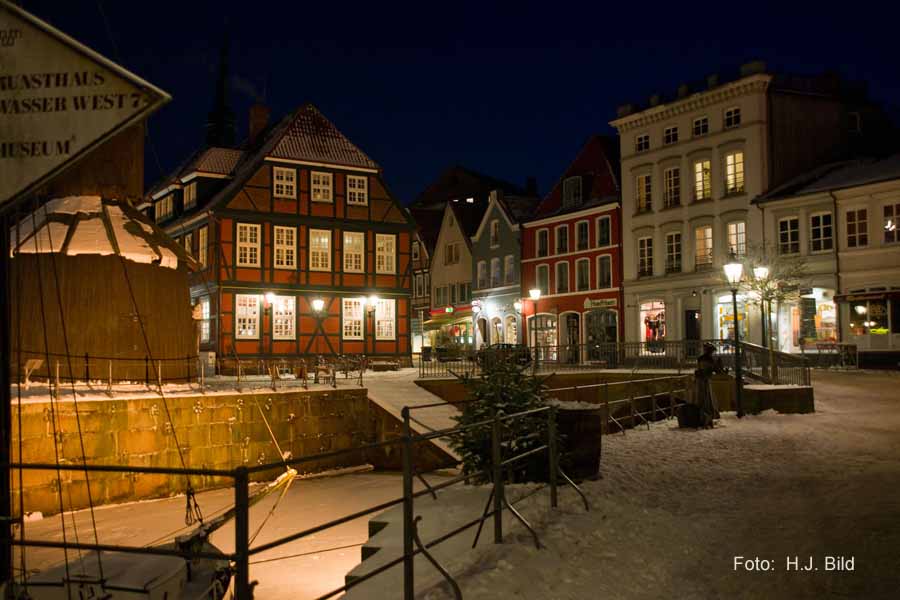 Nacht-Fotos vom Stader Fischmarkt