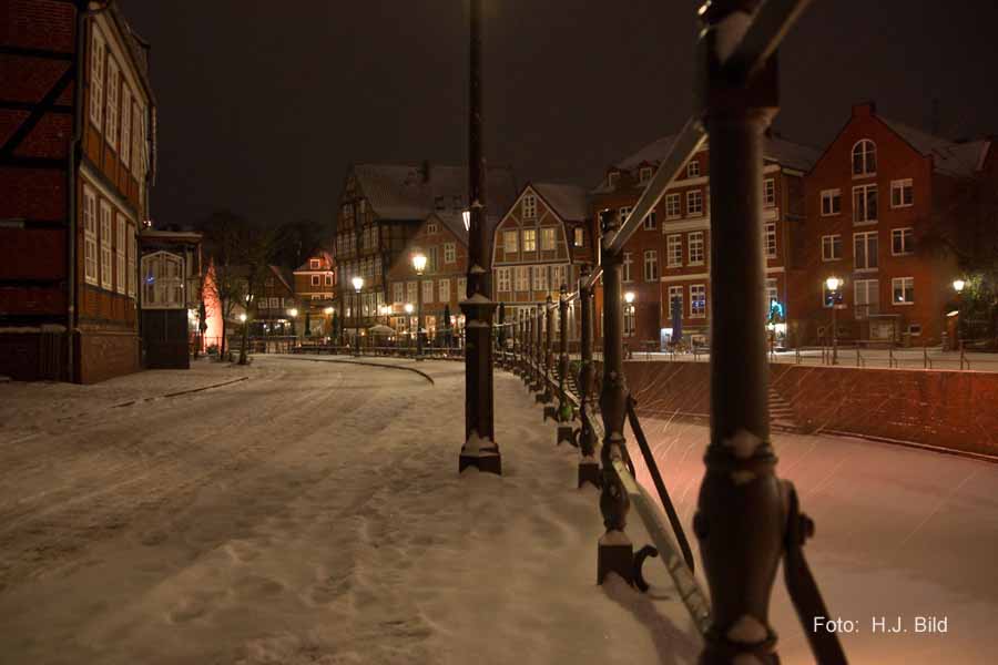 Nacht-Fotos vom Stader Fischmarkt
