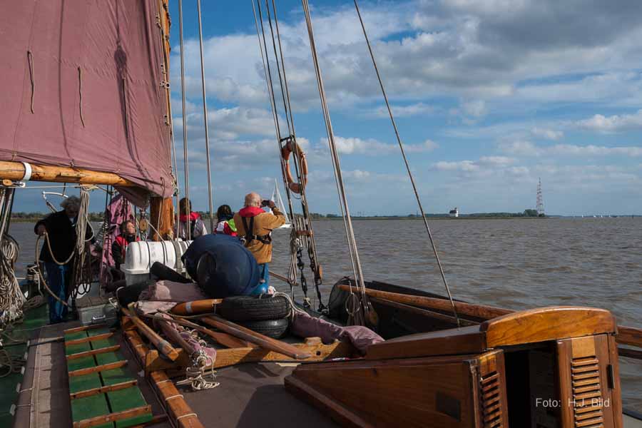 Segel-Ausflug mit dem Ewer Wilhelmine