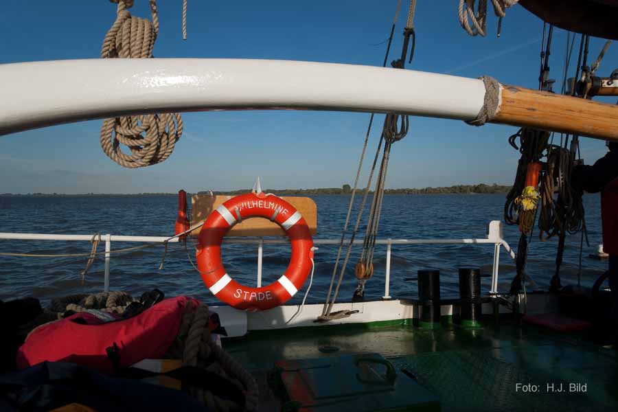 Segel-Ausflug mit dem Ewer Wilhelmine