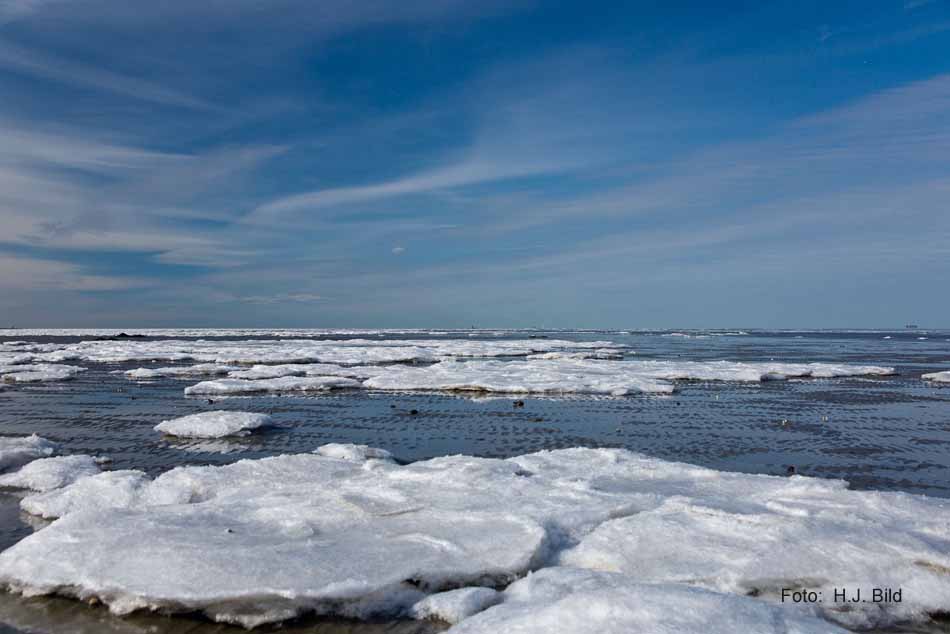 Vereistes Wattenmeer