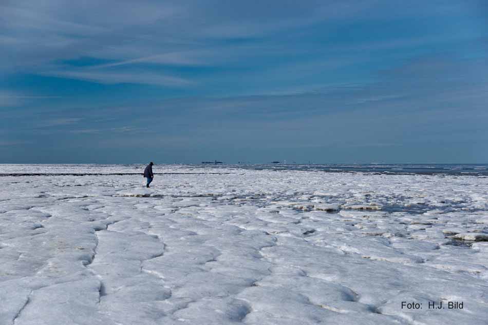 Vereistes Wattenmeer