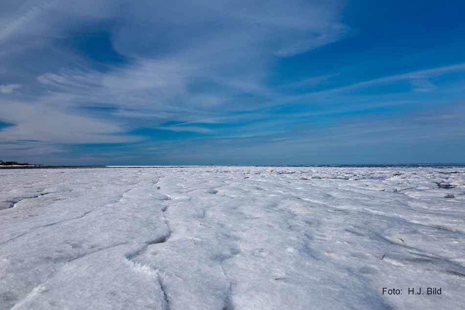 Vereistes Wattenmeer