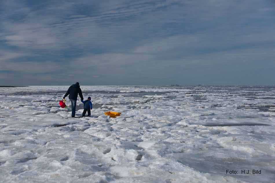 Vereistes Wattenmeer