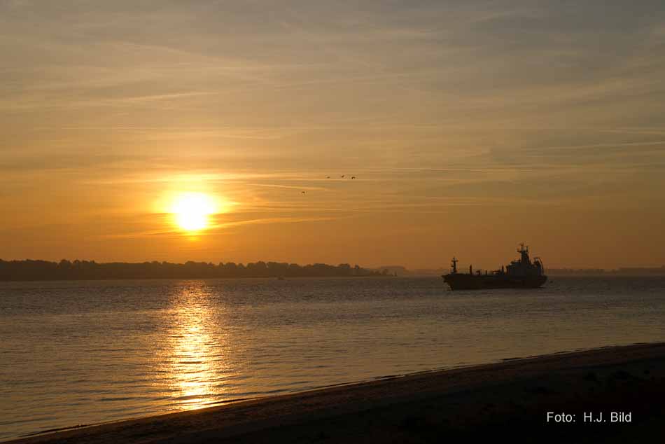 Morgenroete und Sonnenaufgang