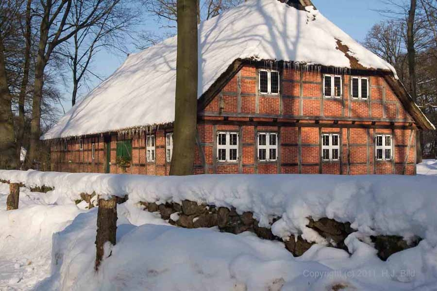 Fotos von der Lüneburger Heide im Winter