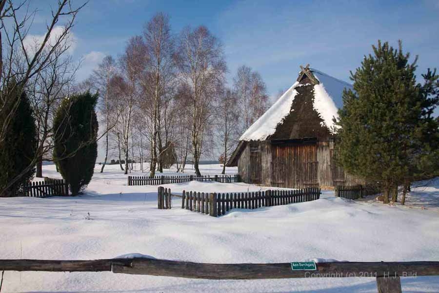 Fotos von der Lüneburger Heide im Winter