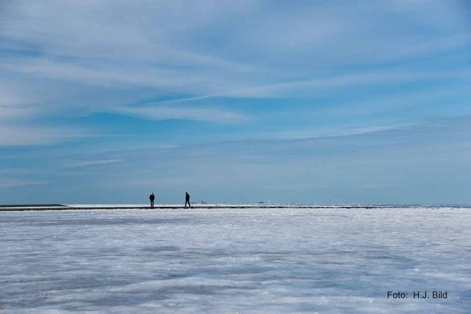 Vereistes Wattenmeer