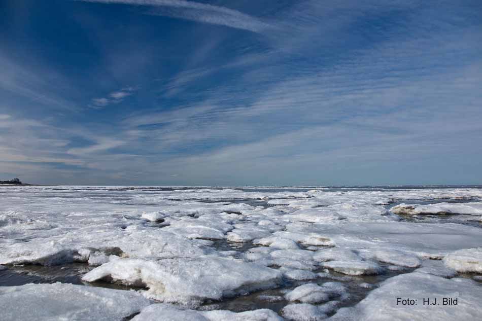 Vereistes Wattenmeer