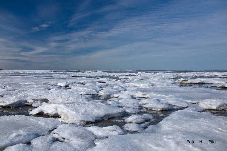 Vereistes Wattenmeer