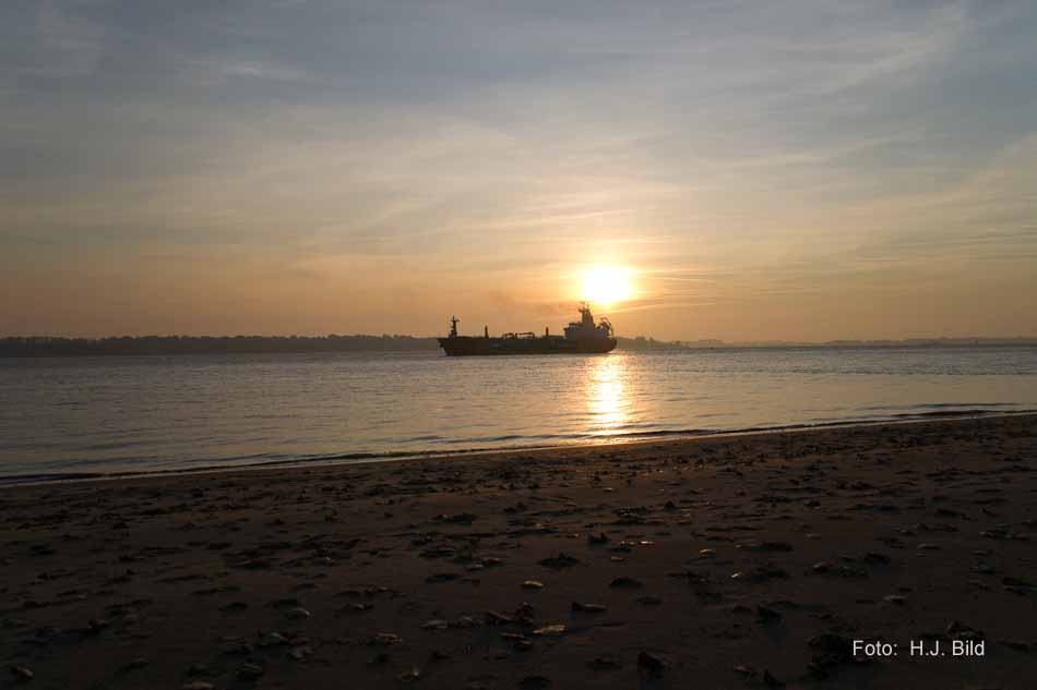 Morgenroete und Sonnenaufgang