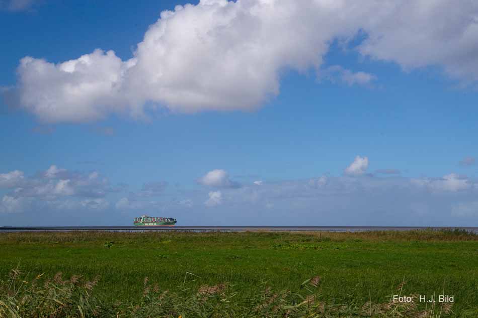 Schiffsverkehr auf der Nieder-Elbe